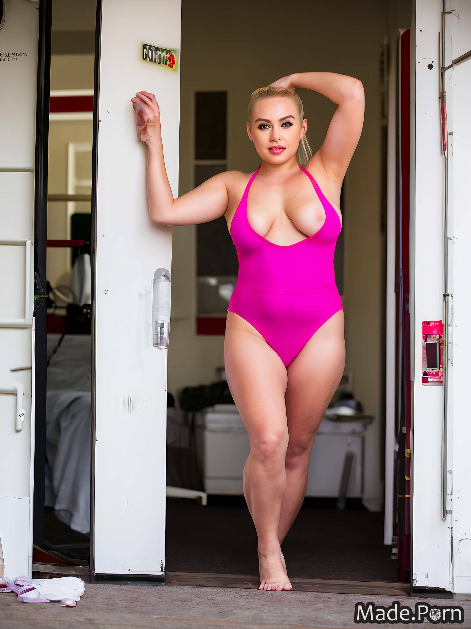Women in leotard are practicing — 50