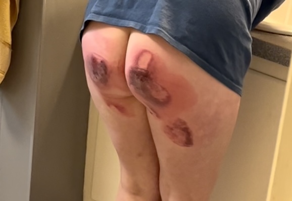 Mouth soaping and spanking — 48