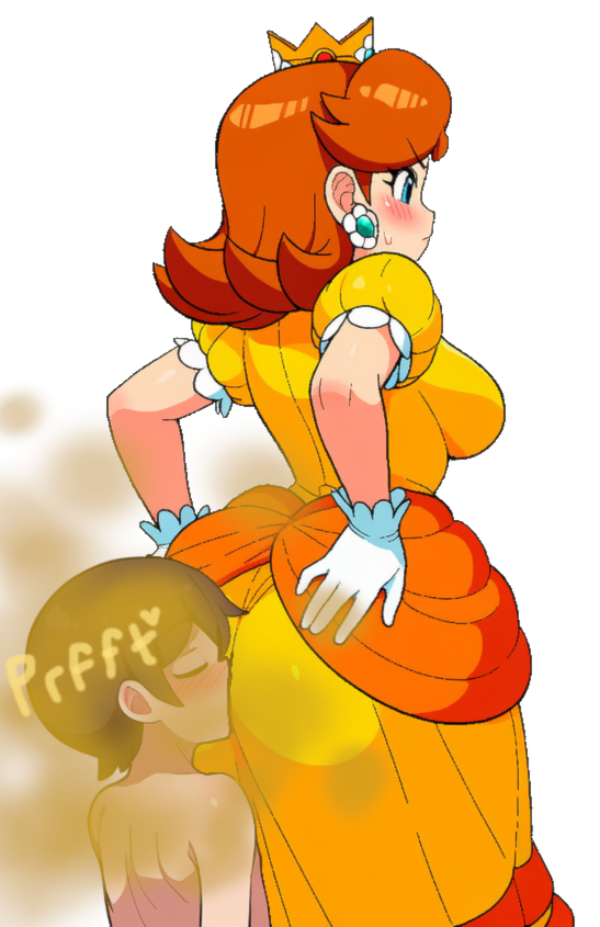 Princess Daisy Farting and Pooping — 31