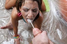 niggers taking cumshots — 43