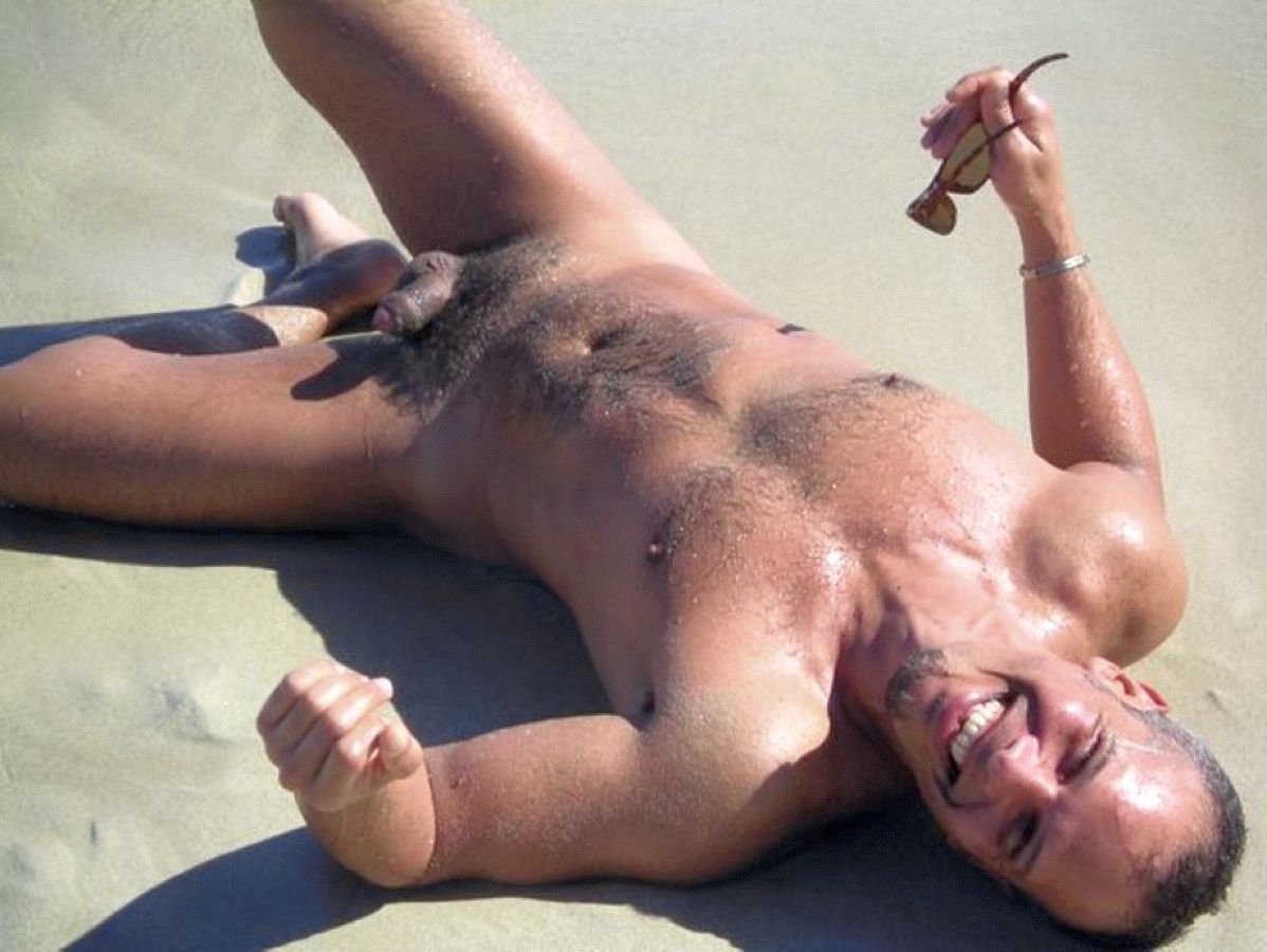 nude men at the beach — 27