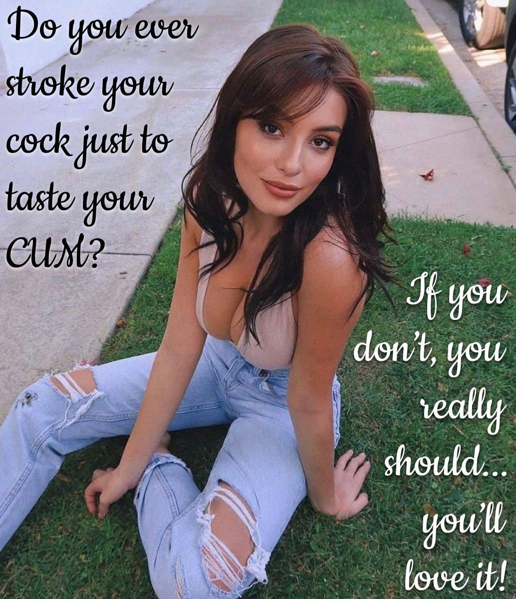 Cum fetish captions — 33
