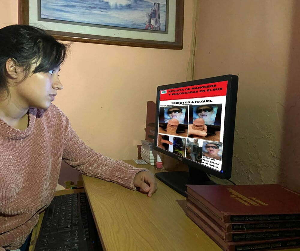 AMIGAS VIENDO MIS FOTOS Y VDEOS DE MANOSEOS — 9