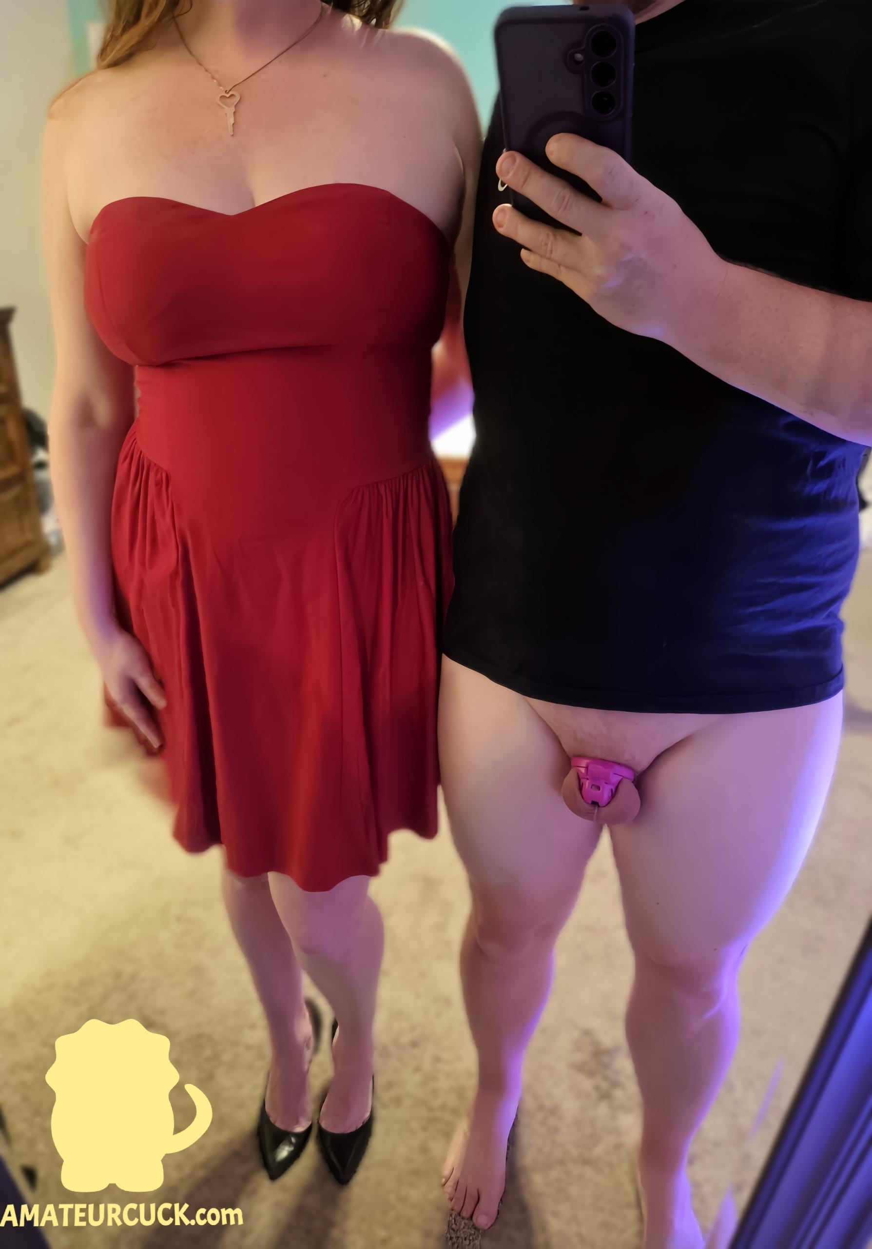 Cuckold,amateur,locked,chastity,watching,hotwife — 8