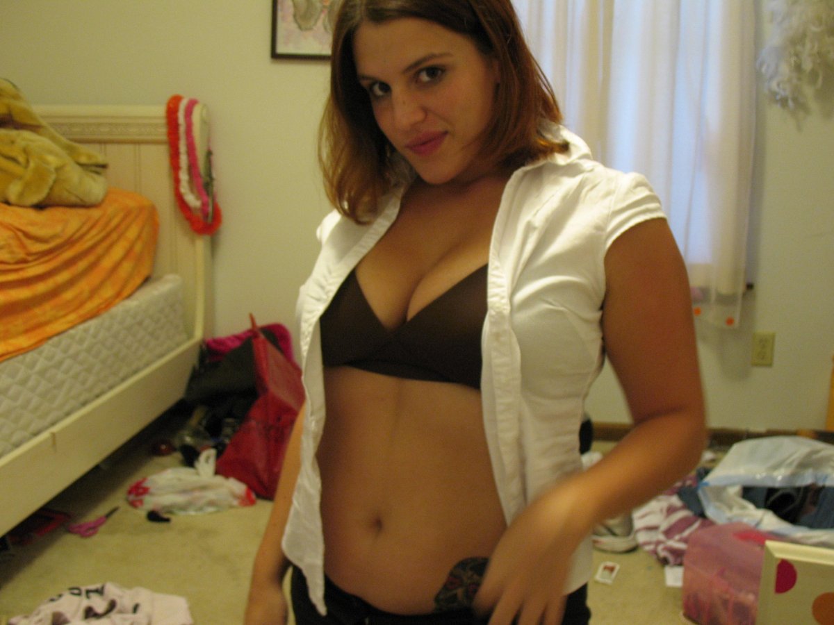 Dontleavethemayonnaiseout-White Shirt Black Bra — 9