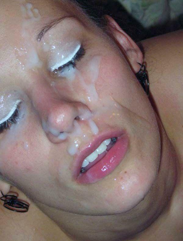 Cum on her stomach — 48