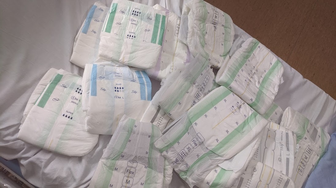 Adult Diaper Stuff in Hospital and other Care — 23
